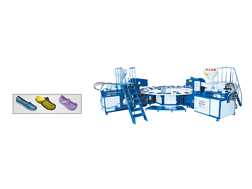 ZZ720DH DOUBLE Color PVC Crystal Air Blowing Molding Machine